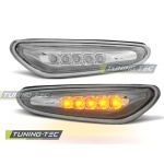 Dirección Lateral Led Cromado Para Bmw E46 09.01-03.05