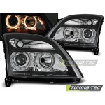 Opel Vectra C 04.02-08.05 Angel Eyes Negro