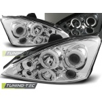 Ford Focus 11.01-10.04 Ojos De Ángel Cromados