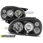 Opel Corsa B 02.93-10.00 Angel Eyes Negro