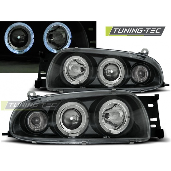 Ford Fiesta Mk4 10.95-08.99 Angel Eyes Negro