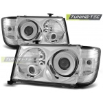 Faros Cromados Para Mercedes W124 01.85-04.93