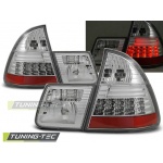 Pilotos Traseros Led Cromados Para Bmw E46 99-05 Touring