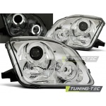 Faros delanteros Honda Prelude 02.97-01 angel eyes cromado LPHO23
