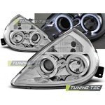 Ford Ka 11.96-08 Ojos De Ángel Cromados