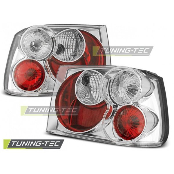 Pilotos Traseros Cromados Para Seat Ibiza 10.93-08.99