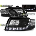 Faros Daylight Black Para Audi A4 10.00-10.04