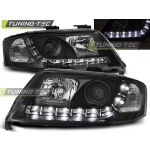 Faros Daylight Black Para Audi A6 05.97-05.01