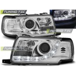 Faros Delanteros Daylight Crome Para Audi 80 B4 09.91-04.96
