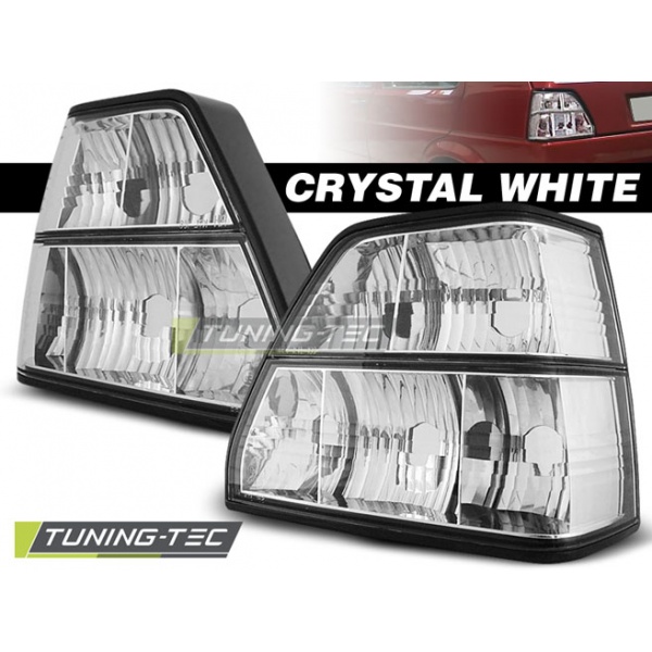 Pilotos Traseros Cristal White Para Vw Golf 2 08.83-08.91