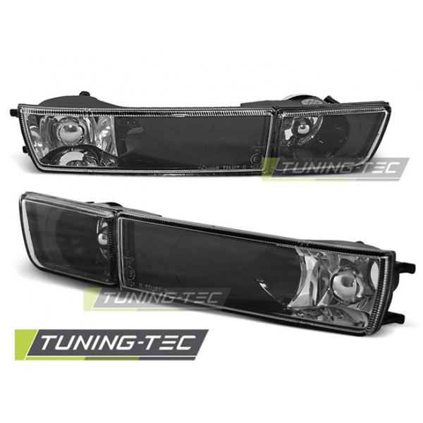 Direccion Delantera Con Faros Antiniebla Negro Para Vw Golf 3 / Vento
