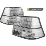 Pilotos Traseros Blanco Cristal Para Vw Golf 4 09.97-09.03