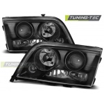 Faros delanteros negro para Mercedes W202 C-klasa 06.93-06.00 LPME42