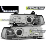 Faros Delanteros Daylight Crome Para Bmw E36 12.90-08.99