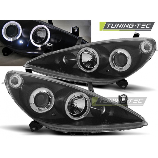 Peugeot 307 04.01-06.05 Angel Eyes Negro