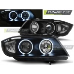 Faros Angel Eyes Ccfl Negro Para Bmw E90/E91 03.05-08.08