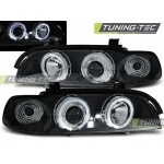 Faros Angel Eyes Negro Para Bmw E39 09.95-06.03