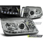 Faros Delanteros Daylight Crome Para Vw Bora 09.98-05.05
