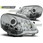 Faros delanteros daylight cromado para VW Polo 9N3 04.05-09 LPVWA5