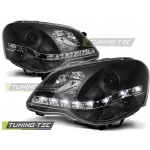 Faros Delanteros Daylight Black Para Vw Polo 9n3 04.05-09