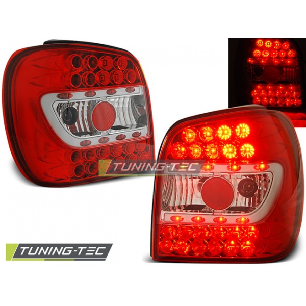 Luces Traseras Led Rojo Blanco Para Vw Polo 6n 10.94-09.99