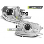 Faros Antiniebla Cromados Para Mercedes W210 06.99-03.02 / Clk / Slk