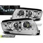 Faros Delanteros Daylight Crome Para Skoda Fabia 12.99-08