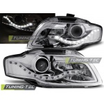 Faros Daylight Cromo Para Audi A4 B7 11.04-03.08