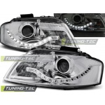 Faros Delanteros Daylight Crome Para Audi A3 8p 05.03-03.08