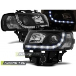 Faros delanteros daylight negro para VW T4 08.96-03.03 bus LPVWB6