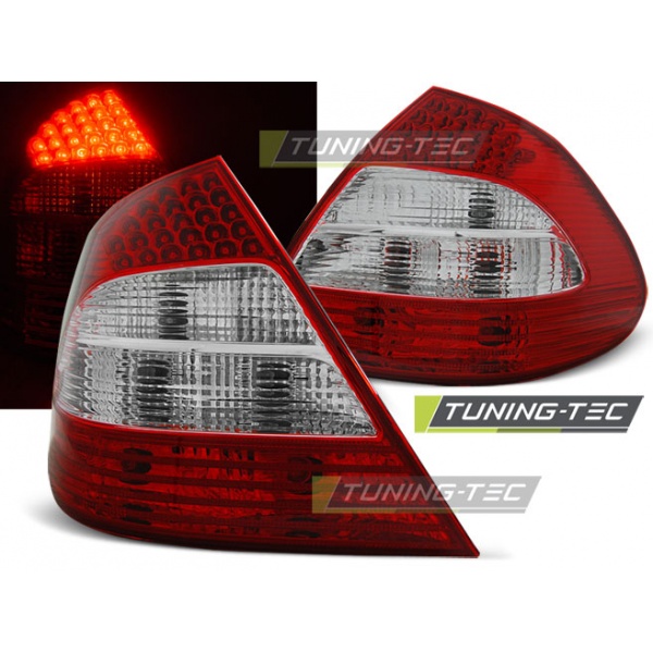Pilotos Traseros Led Rojo Blanco Para Mercedes W211 E-Klasa 03.02-04.06