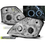 Citroen C2 09.03-10 Ojos De Ángel Cromo