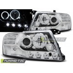 Mitsubishi Pajero V60 00-06 Angel Eyes Cromo