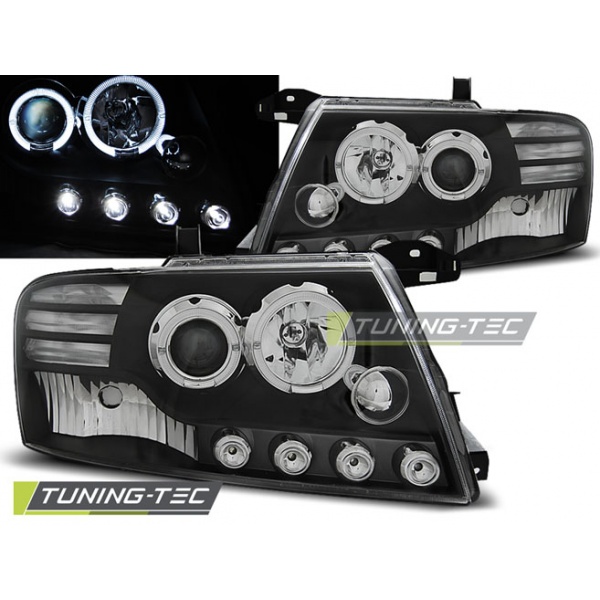 Mitsubishi Pajero V60 00-06 Angel Eyes Negro