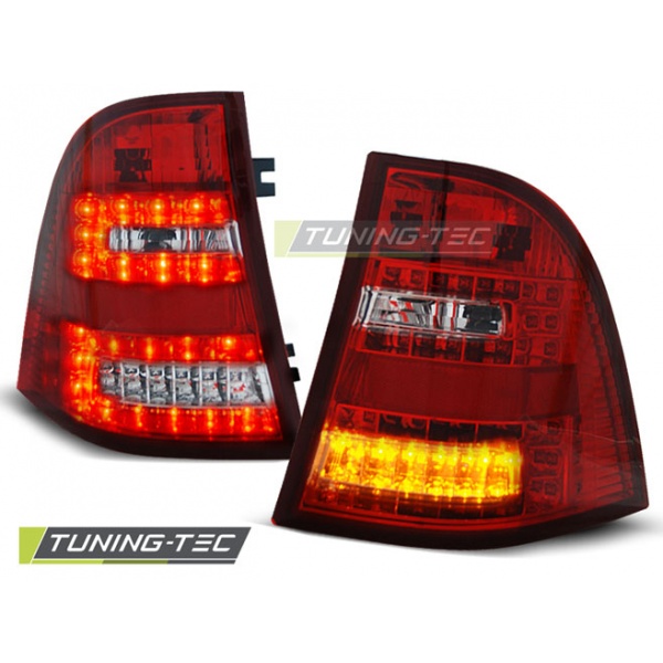 Pilotos Traseros Led Rojo Blanco Para Mercedes W163 Ml M-Klasa 03.98- 05