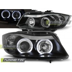 Faros Angel Eyes Negro Para Bmw E90/E91 03.05-08.08