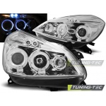 Renault Clio 3 05-09 Ojos De Ángel Cromados