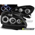 Renault Clio 3 05-09 Ojos De Ángel Negro