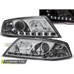 Faros Xenon Daylight Chrome Para Skoda Octavia 2 03.04-08