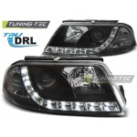 Faros True Drl Negro Para Vw Passat 3bg 09.00-03.05