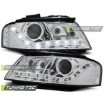 Faros Delanteros Daylight Crome Para Audi A3 8p 05.03-03.08