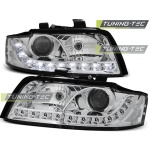 Faros Delanteros Daylight Crome Para Audi A4 10.00-10.04