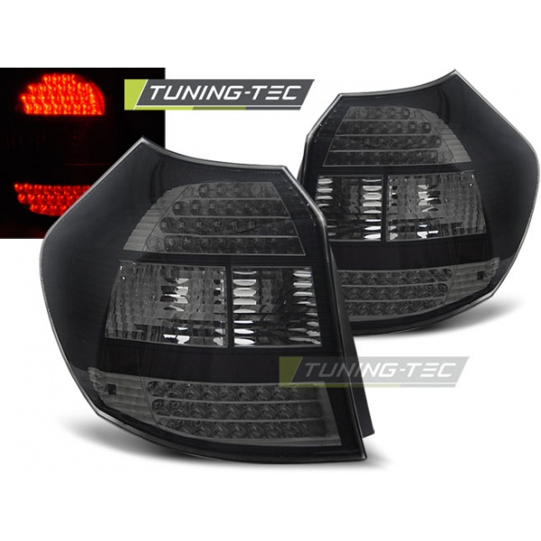 Pilotos Traseros Led Negro Para Bmw E87 04-08.07