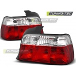 Pilotos traseros rojo blanco apropiado para bmw e36 12.90-08.99 sedan