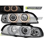 Faros Angel Eyes Cromados Para Bmw E39 09.95-06.03