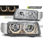 Faros Angel Eyes Cromados Para Vw Passat B4 11.93-05.97