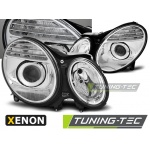 Faros De Xenon Cromados Para Mercedes W211 E-Klasa 03.02-04.06