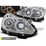 Opel Corsa D 04.06-11 Ojos De Ángel Cromados