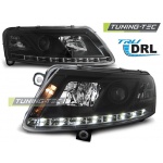 Faros True Drl Negro Para Audi A6 C6 04.04-08