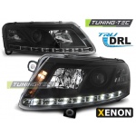 Faros De Xenon True Drl Negro Compatible Con Audi A6 C6 04.04-08